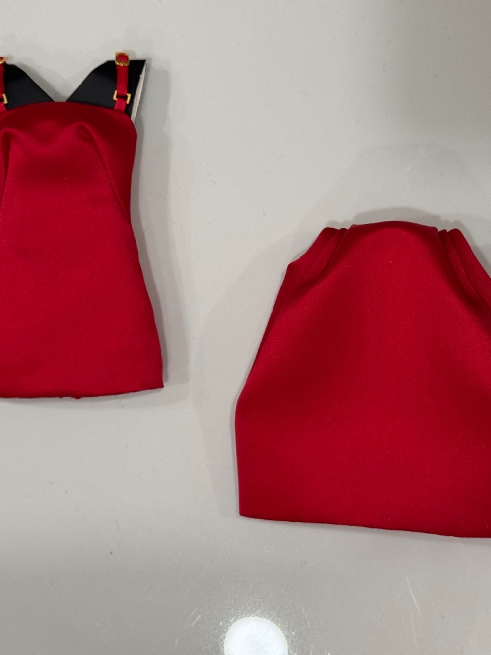 2026 Defa Lucy Series Red Dress Mini Straps Bustle Lunar Model No. 2 Edition